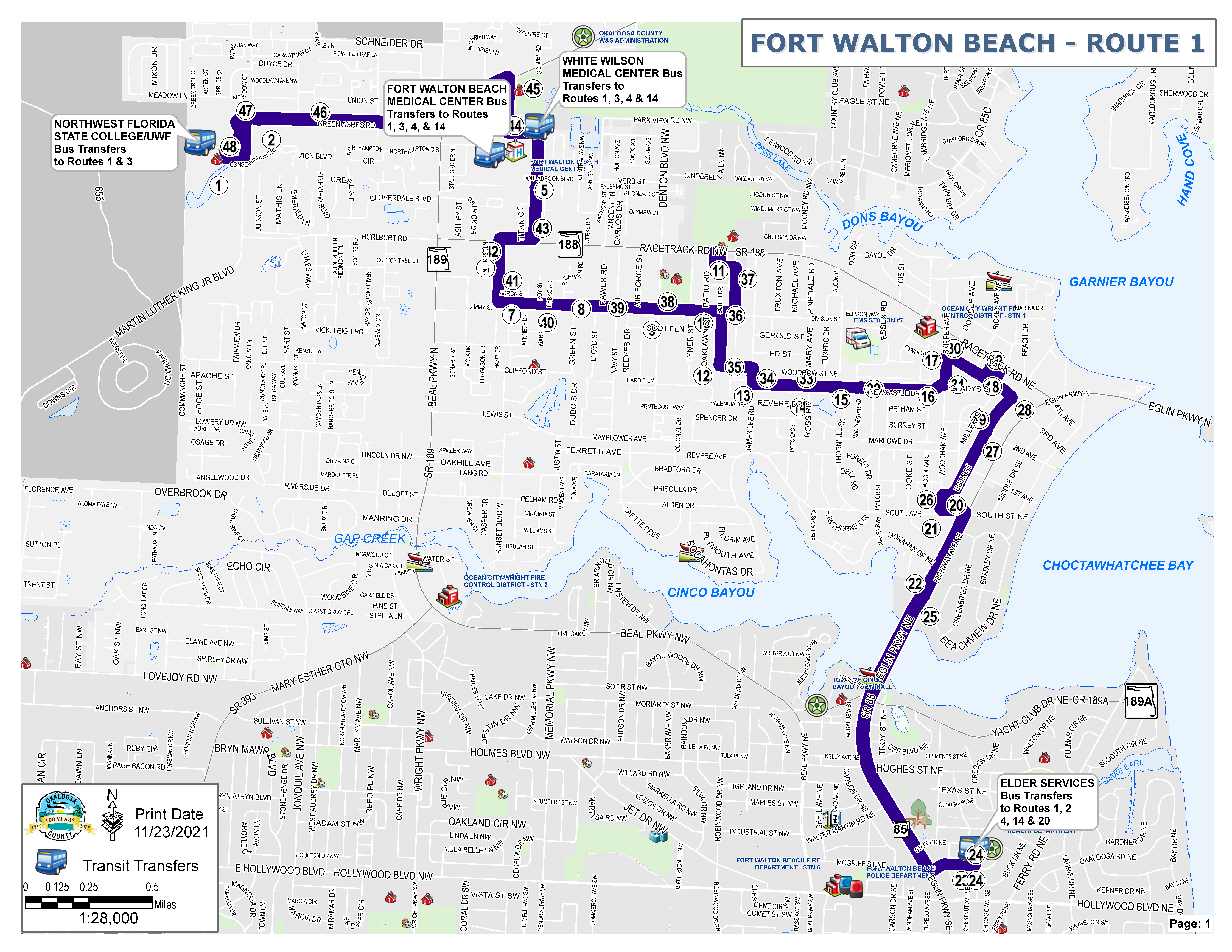Fort Walton Beach Route 1