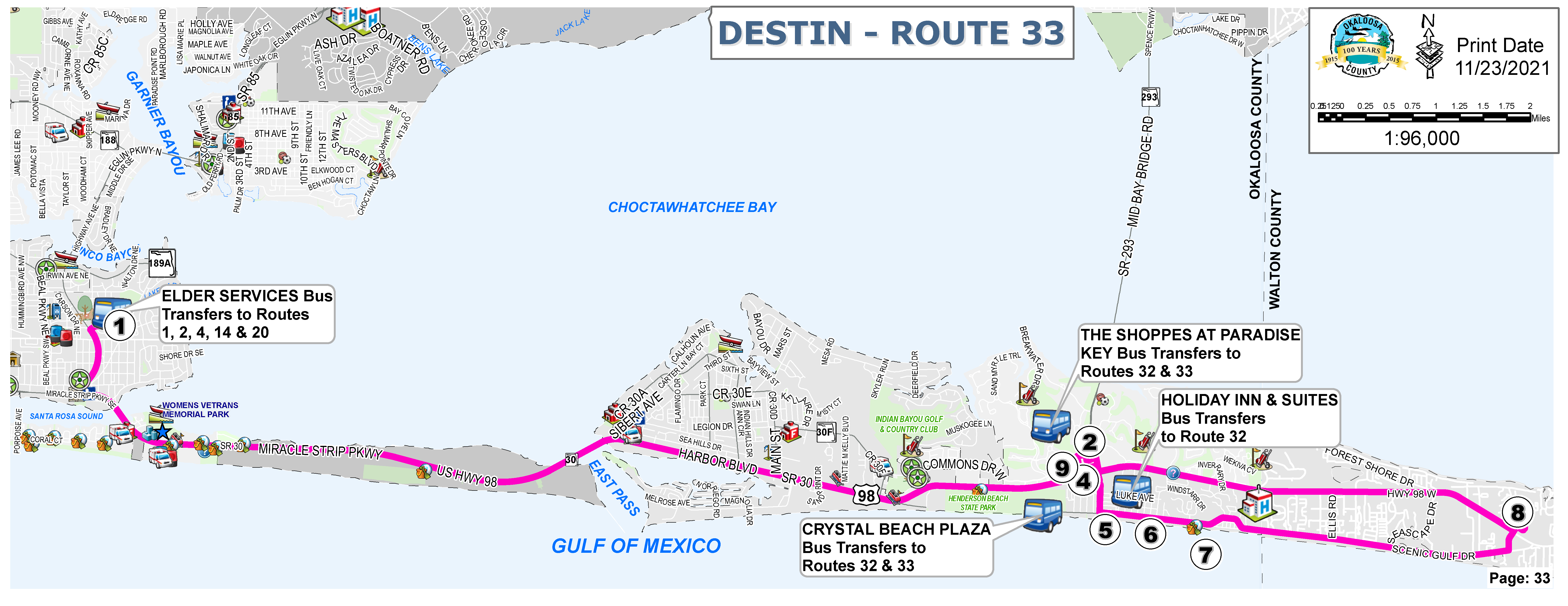 Destin Route 33