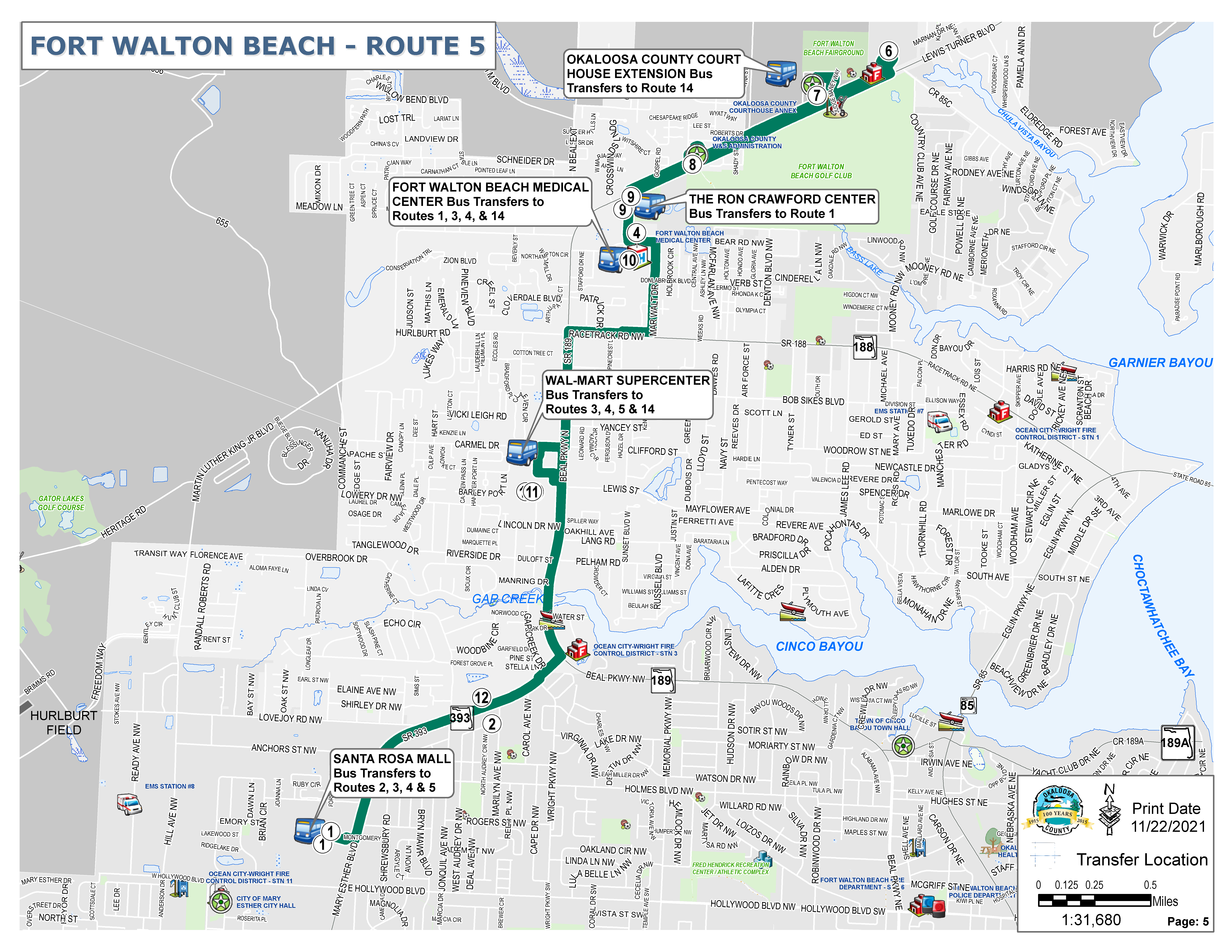 Fort Walton Beach Route 5